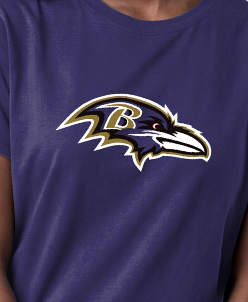 Women's Purple Baltimore Ravens Logo T-Shirt