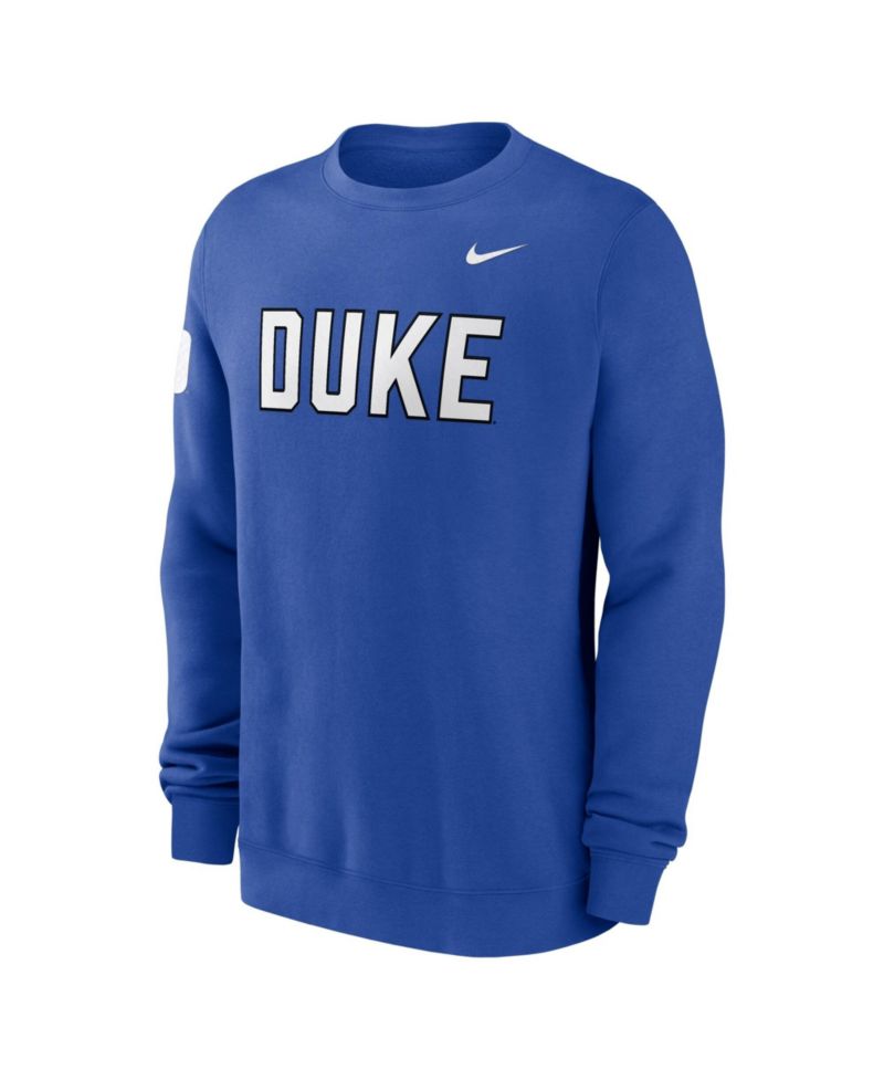 Men's Royal Duke Blue Devils 2026 Sideline Club Sweatshirt