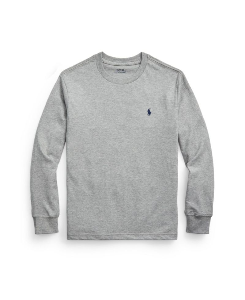 Boys' 8-20 Cotton Jersey Long-Sleeve T-shirt