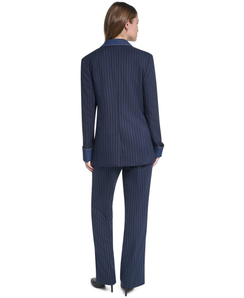 Women's Button-Front Collared Blazer
