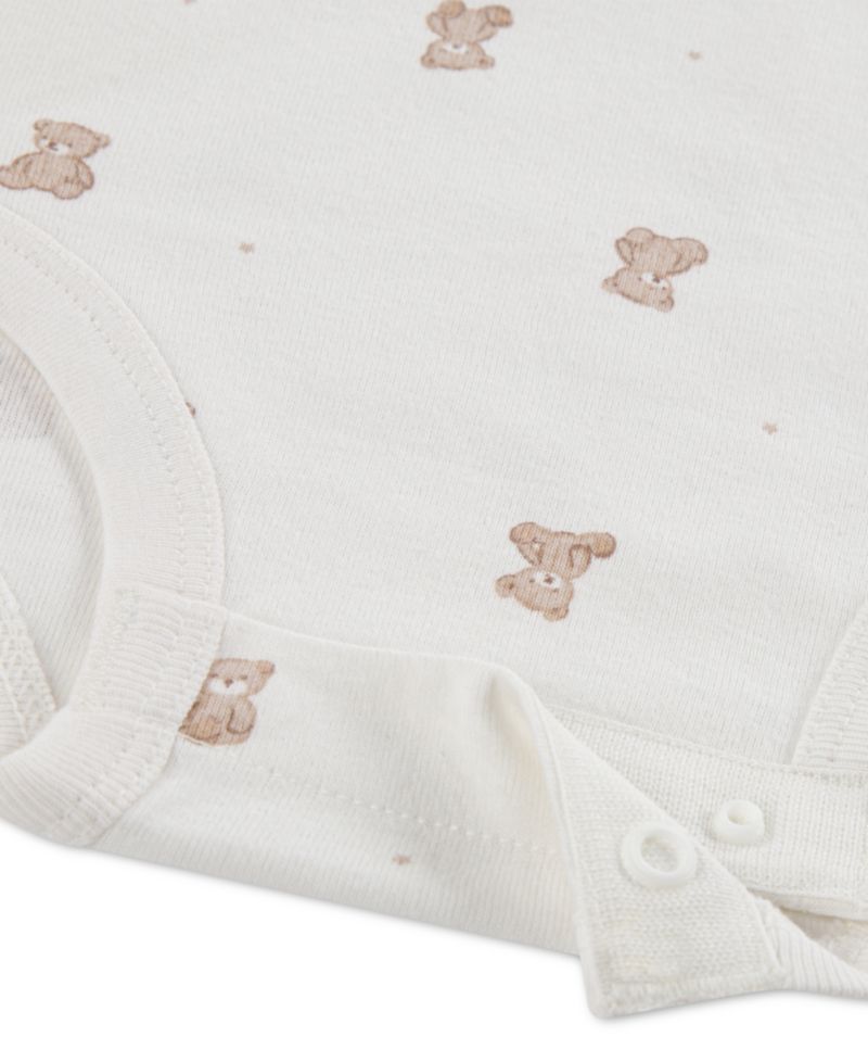Baby Boys' and Baby Girls' Babywear Short-Sleeve Bodysuits, 3-Pack