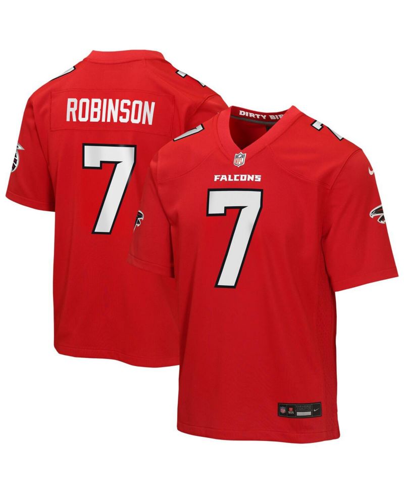 Big Boys and Girls Bijan Robinson Red Atlanta Falcons Game Jersey