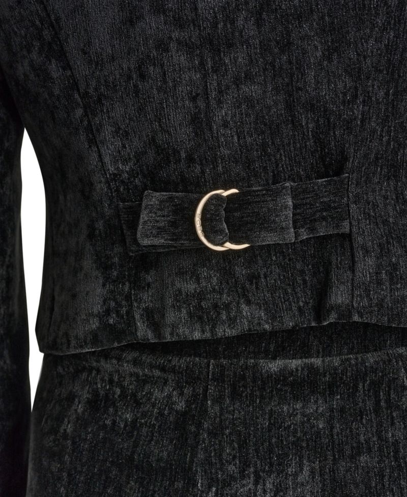 Women's Velvet Cropped Jacket