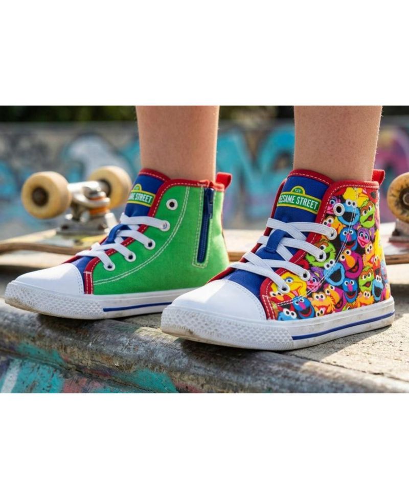 All Your Friends High Top Sneakers Kids' Fun Character Design Play Ready Comfort Fit Durable Everyday Wear