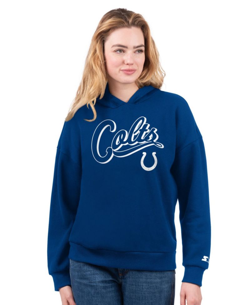 Women's Gray/Royal Indianapolis Colts Hoodie & T-Shirt Combo Pack