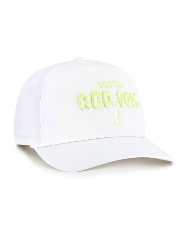 Women's White Boston Red Sox Bright Side Adjustable Hitch Hat