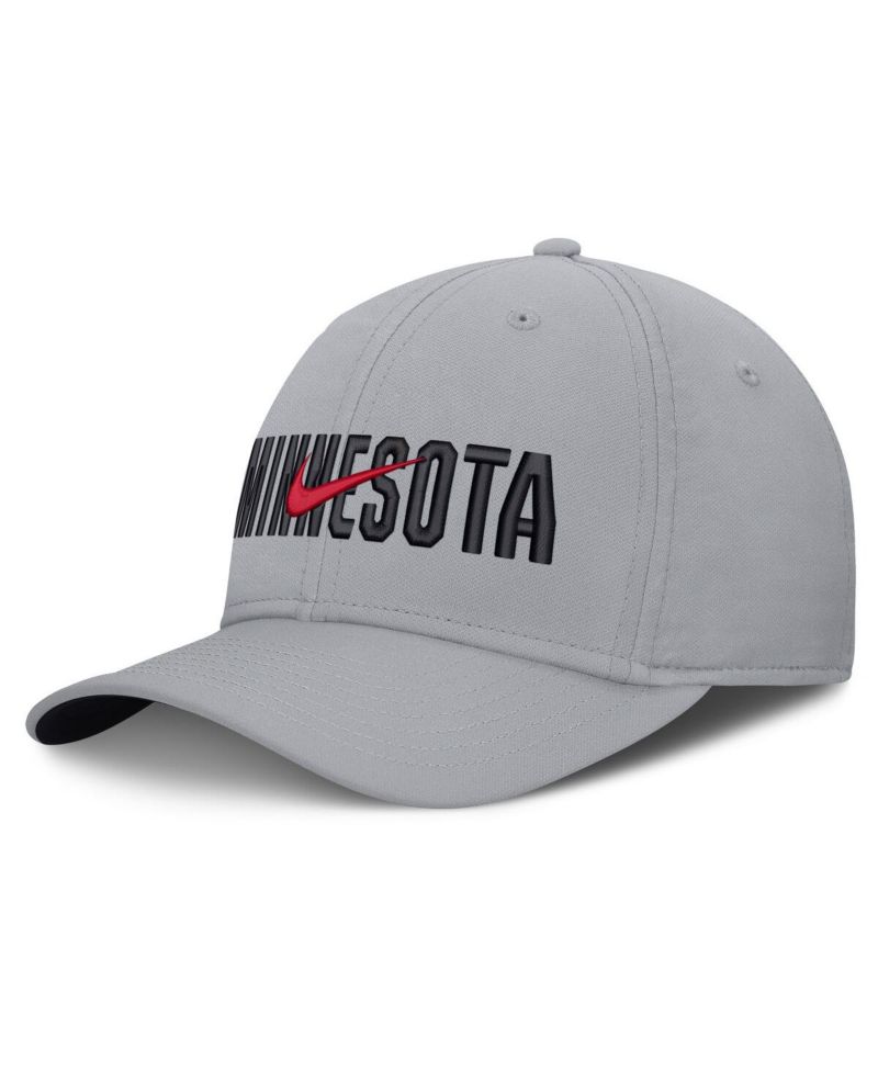 Men's Gray Minnesota Twins Primetime Dri-FIT Rise Bozz Flex Hat