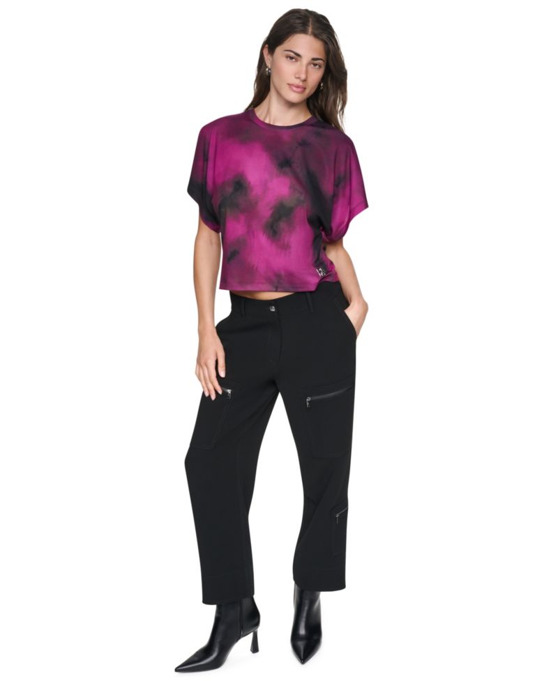 Women's Printed Wide-Sleeve T-Shirt