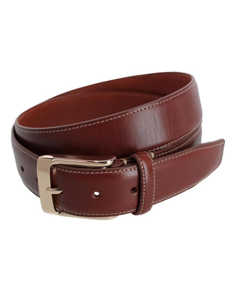 Men's Cornelius 35mm Cortina Leather Dress Belt