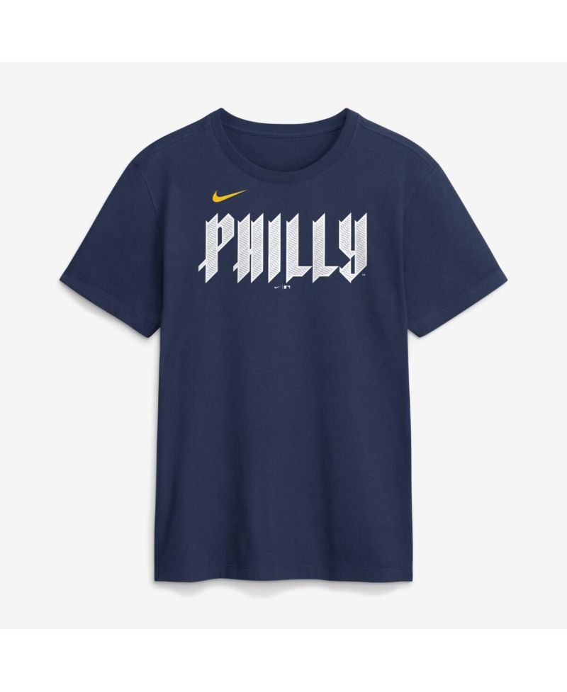 Men's Navy Philadelphia Phillies City Connect Large Logo T-Shirt