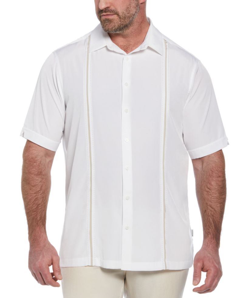 Men's Big & Tall Stripe Short Sleeve Shirt