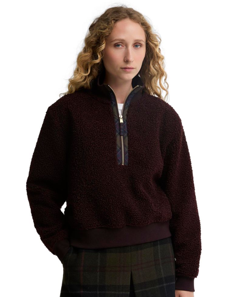 Women's Fawne Funnel Neck Quarter-Zip Fleece Sweatshirt