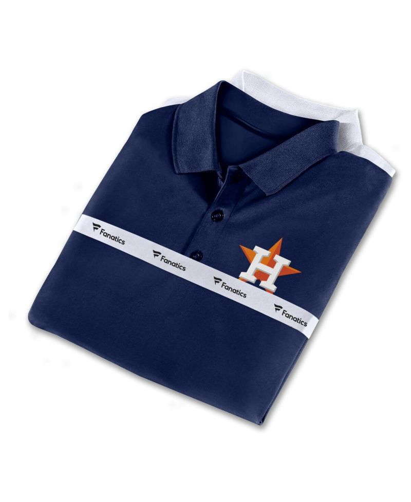 Men's Navy, White Houston Astros Polo Shirt Combo Set