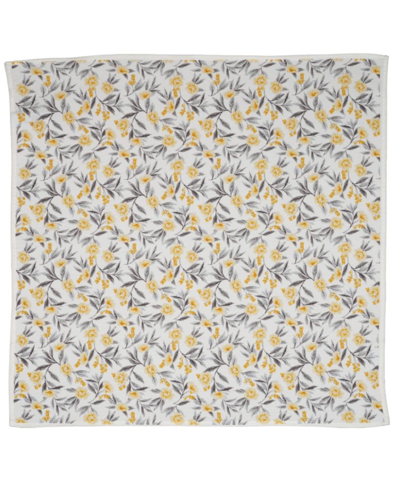 Men's Spring Floral Pocket Square
