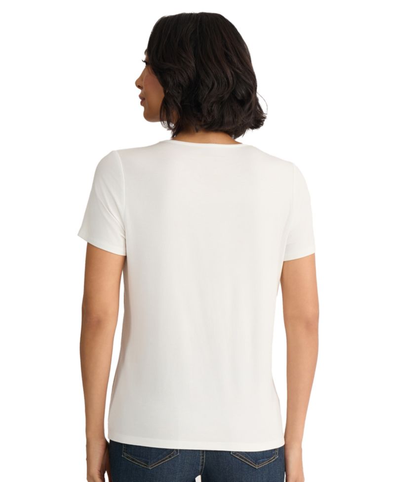 Petite Crewneck Short-Sleeve Graphic T-Shirt