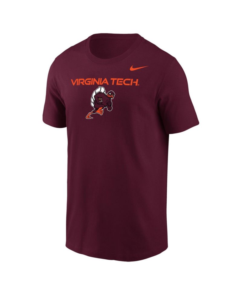 Men's Rushing Hokie Virginia Tech Hokies Dri-FIT Screen Print T-Shirt