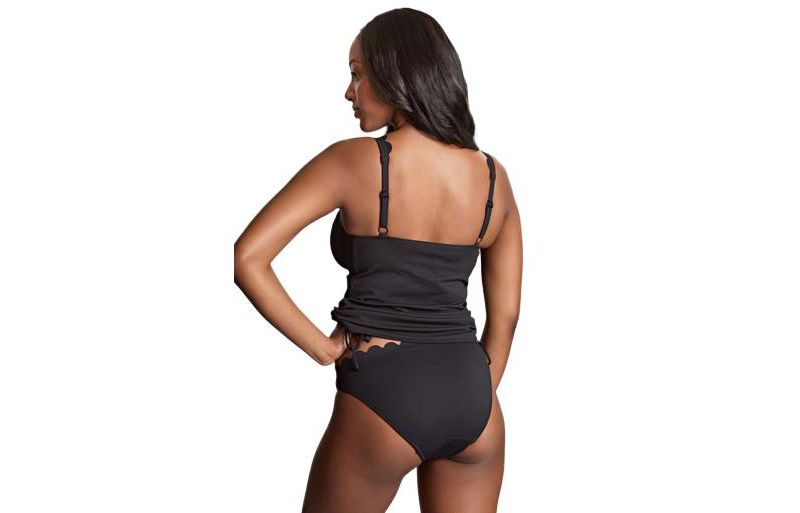 Women's Spirit Selena Underwire Scalloped Plunge Tankini Swim Bra