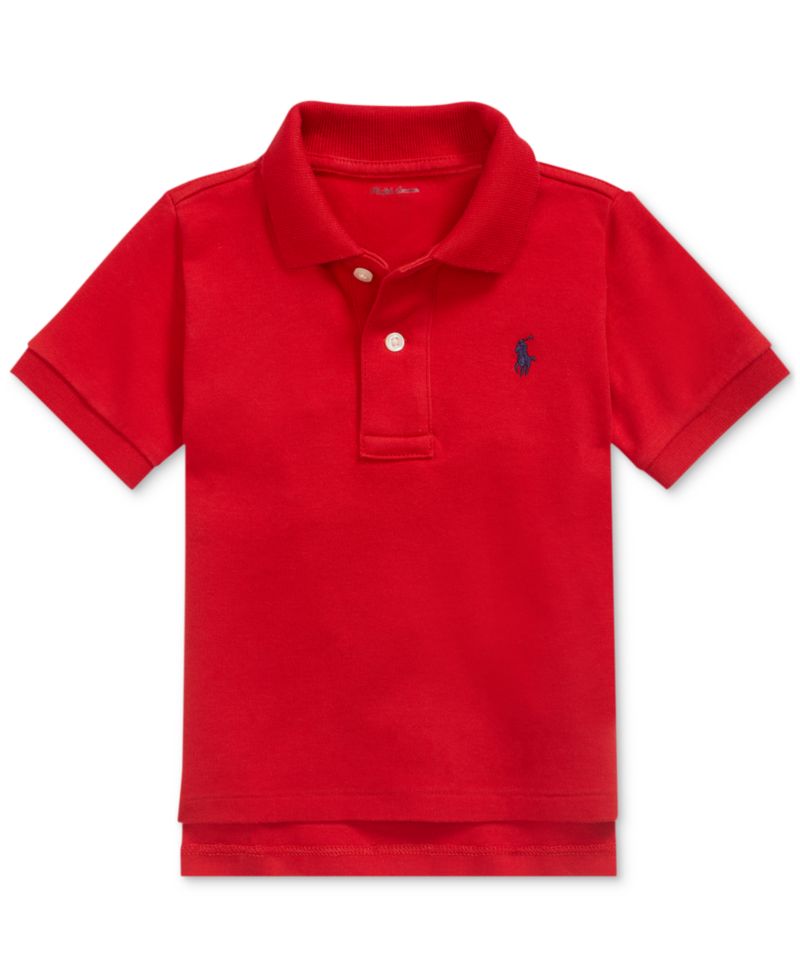 Baby Boys Cotton Polo Short Sleeved Shirt