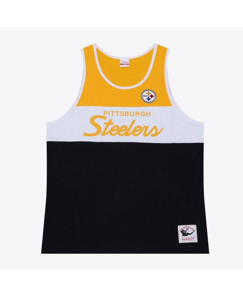 Men's Black/Gold Pittsburgh Steelers Head Coach Tank Top
