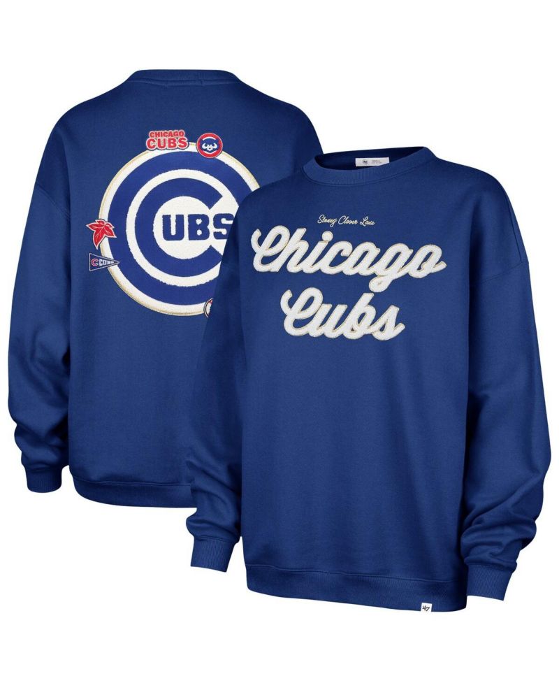 Stoney Clover Lane X Women's Royal Chicago Cubs Oversized Sweatshirt