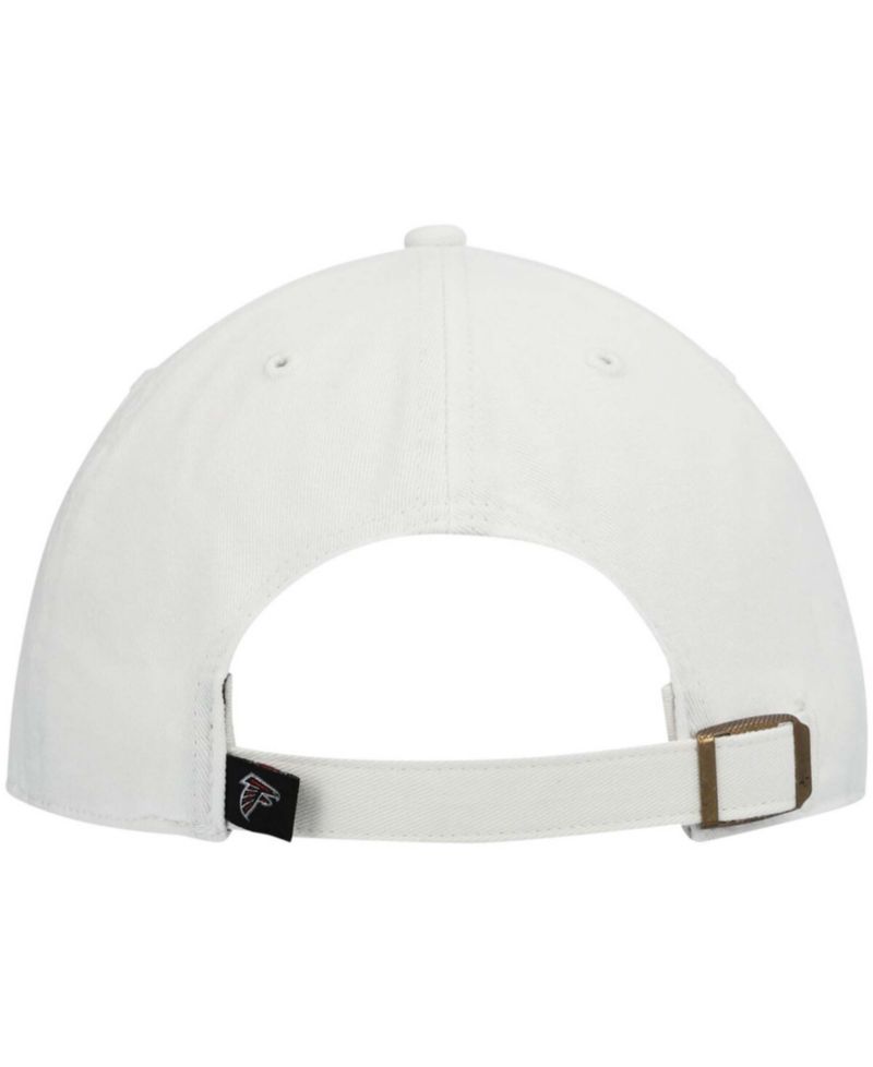 Men's White Atlanta Falcons Clean Up Adjustable Hat