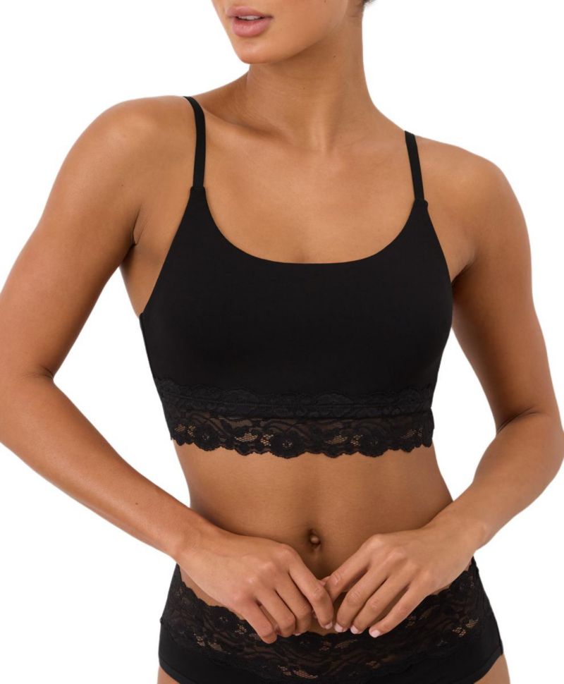 Women's Lace Modern Scoop Bralette Made With Organic Cotton