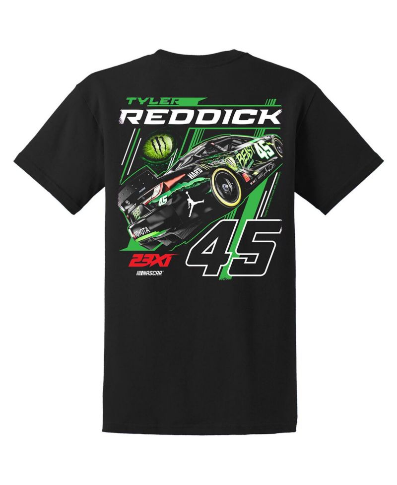 Мужская черная футболка Tyler Reddick Beast Car