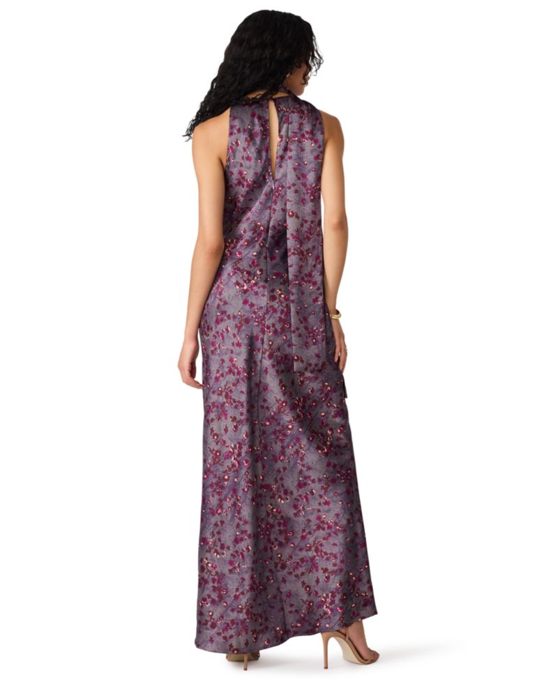 Women's Halter Floral-Print Dress