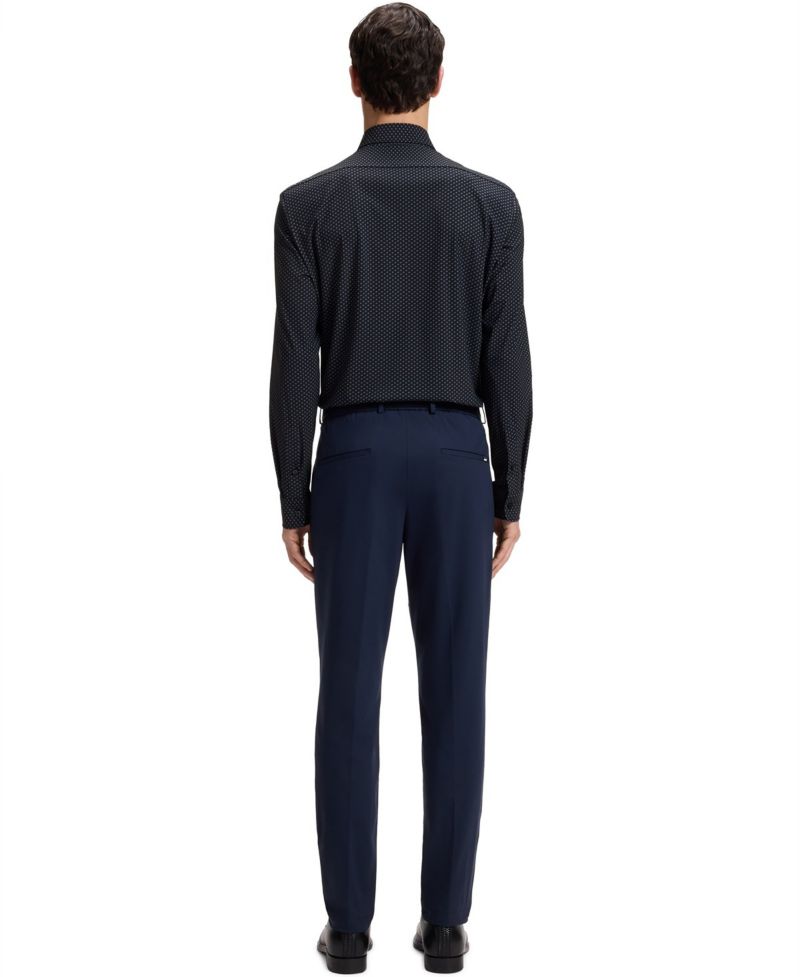 Men's Performance-Stretch Jersey Dress Shirt