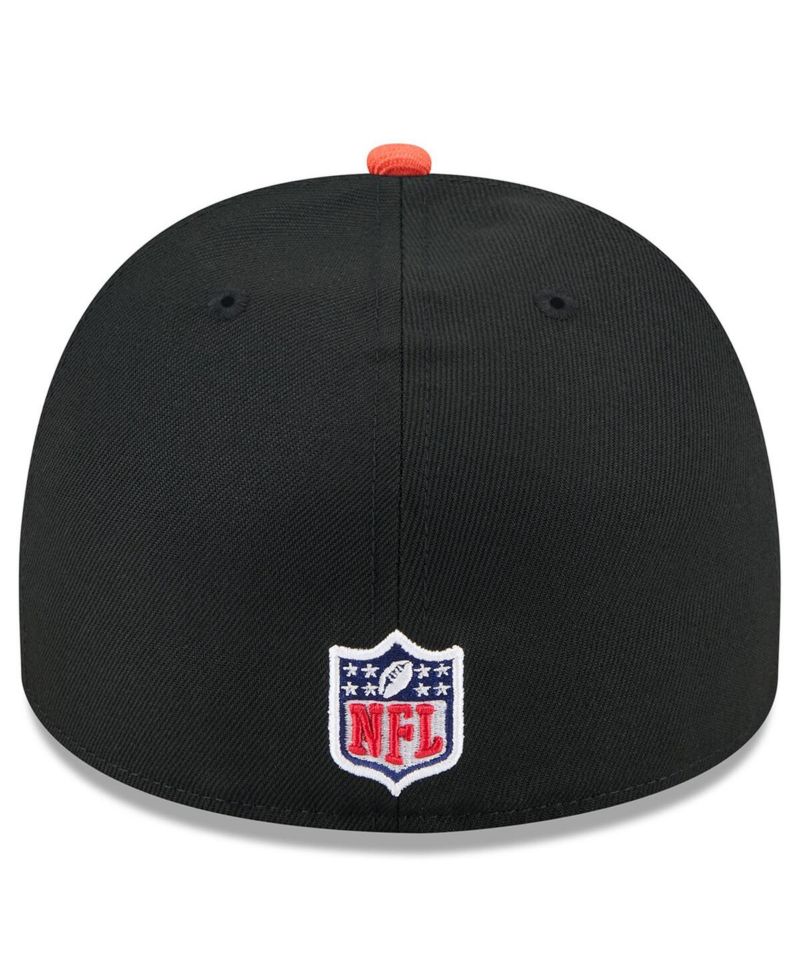 Men's Black/Orange Cincinnati Bengals 2025 NFL Draft On Stage A-Frame 59FIFTY Fitted Hat