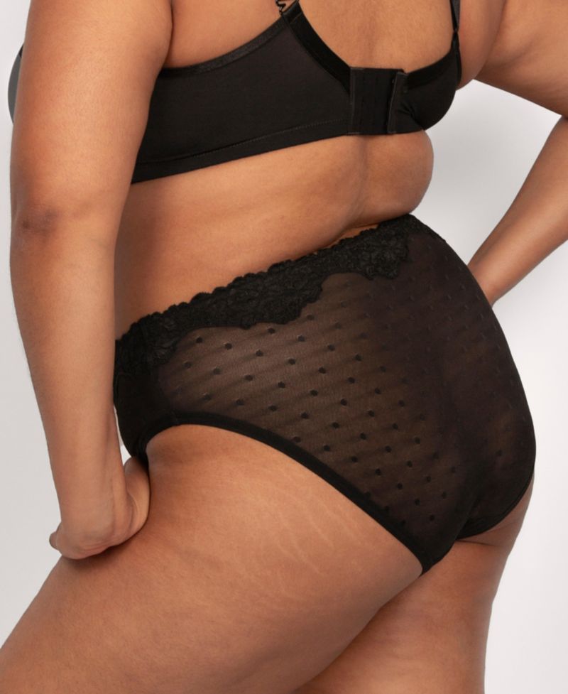 Women's Sheer Whisper High Cut Brief Panty
