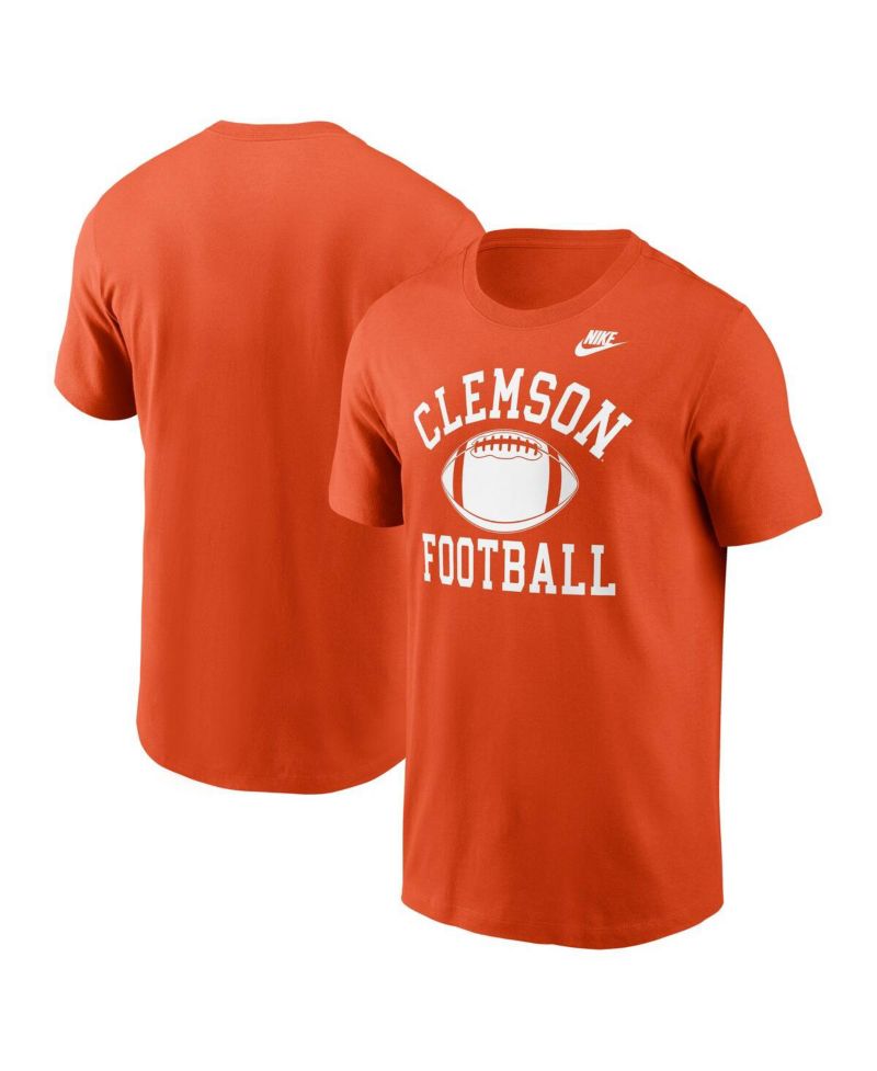 Men's Orange Clemson Tigers Legacy Football Icon T-Shirt