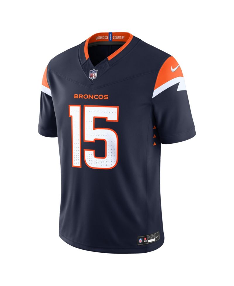 Men's Nik Bonitto Navy Denver Broncos Alternate Vapor F.U.S.E. Stitched Limited Jersey