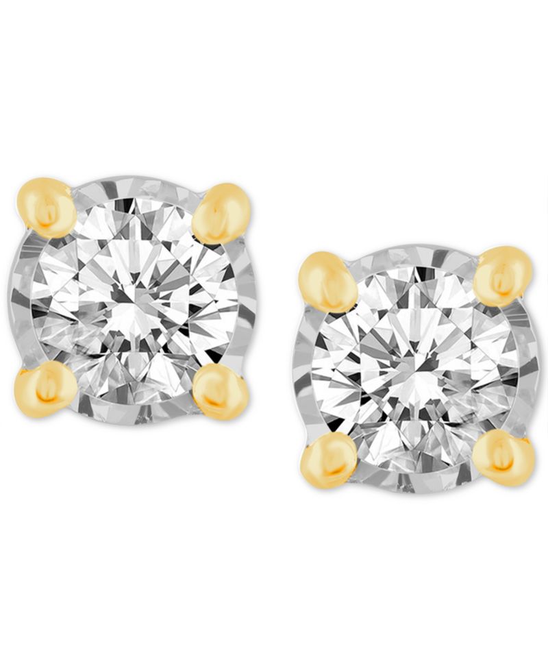 Diamond Stud Earrings (3/4 ct. t.w.) in 14k White, Yellow or Rose Gold