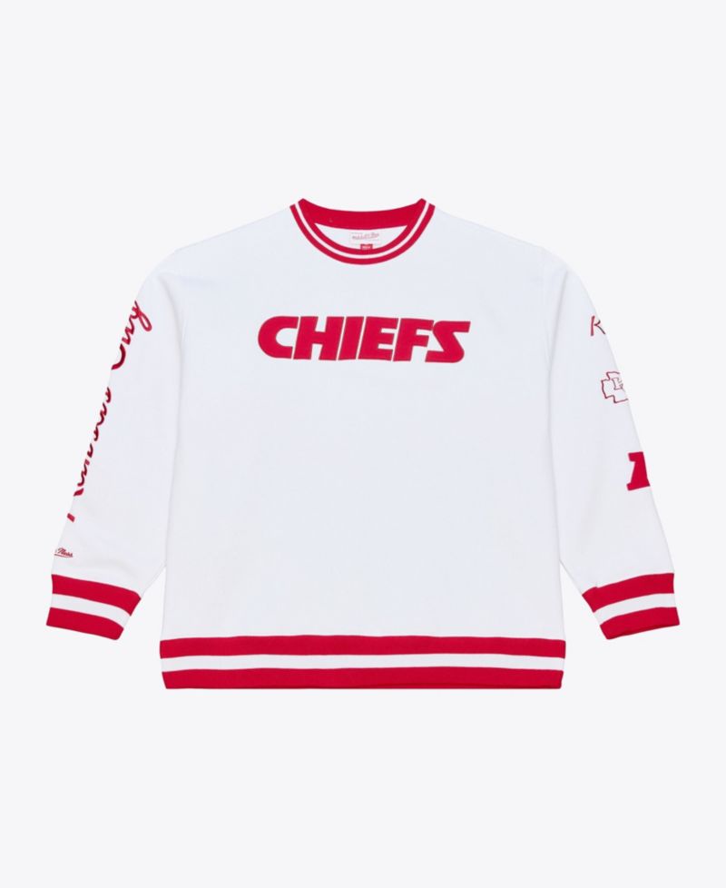 Men's White Kansas City Chiefs Arctic Fleece Sweatshirt