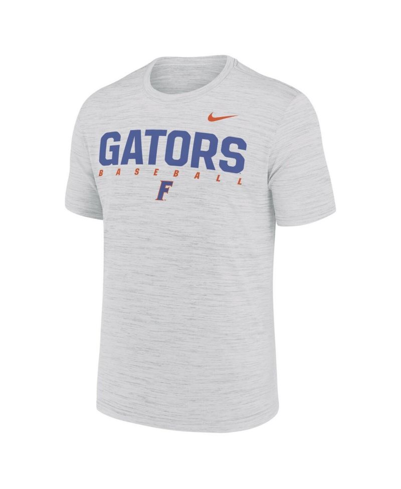 Men's White Florida Gators Dugout Velocity Dri-FIT T-Shirt