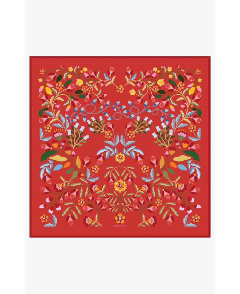 Festival Flora Double Sided Silk Scarf