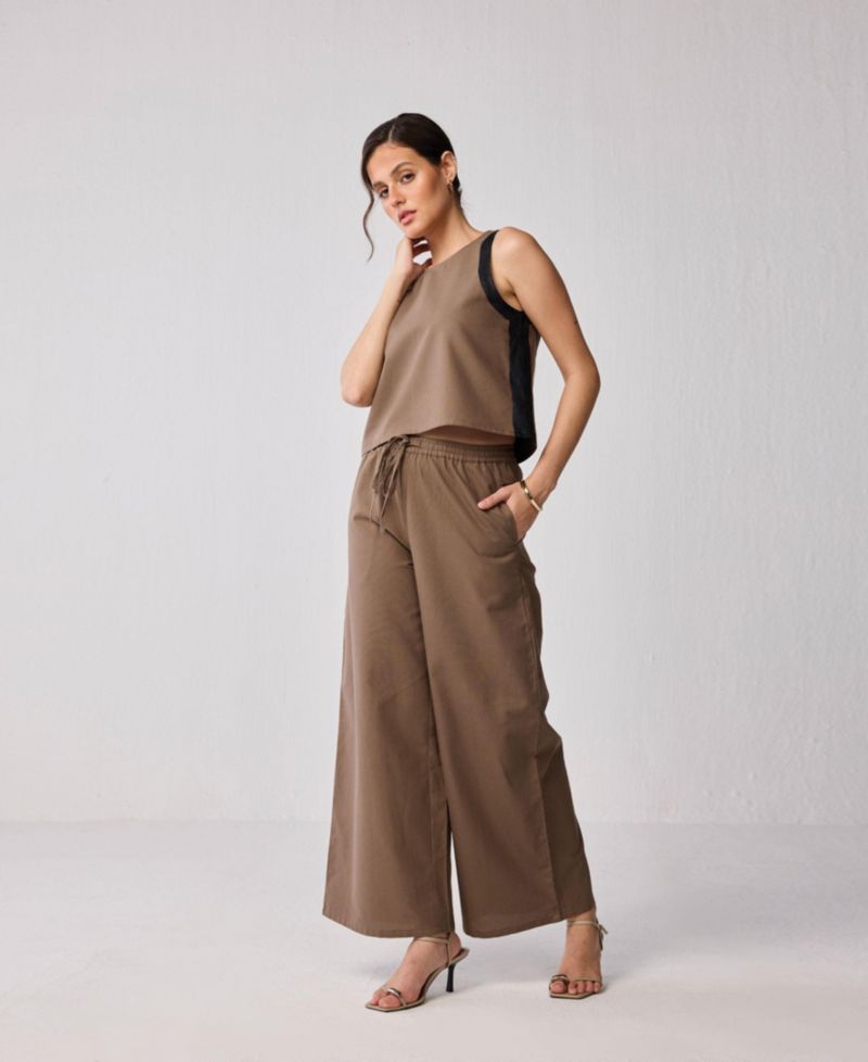Women's Wide-leg Drawstring Pants