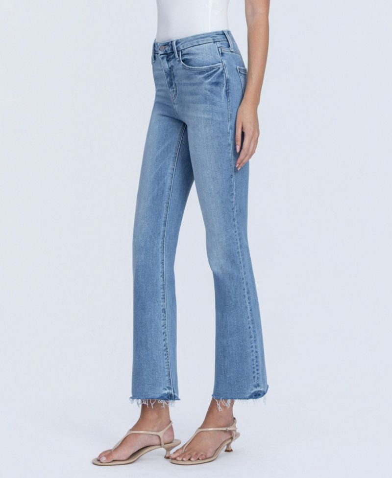 Women's High Rise Kick Flare Jeans