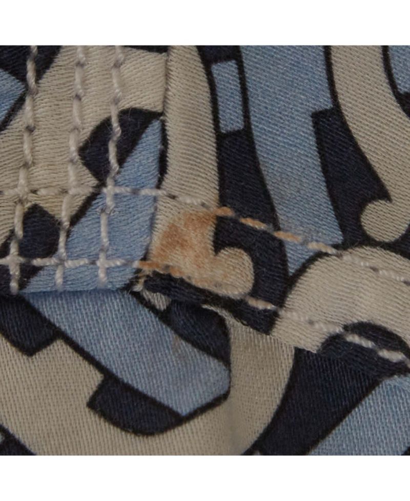 Women's Monogram Print Cotton Button Up Shirt