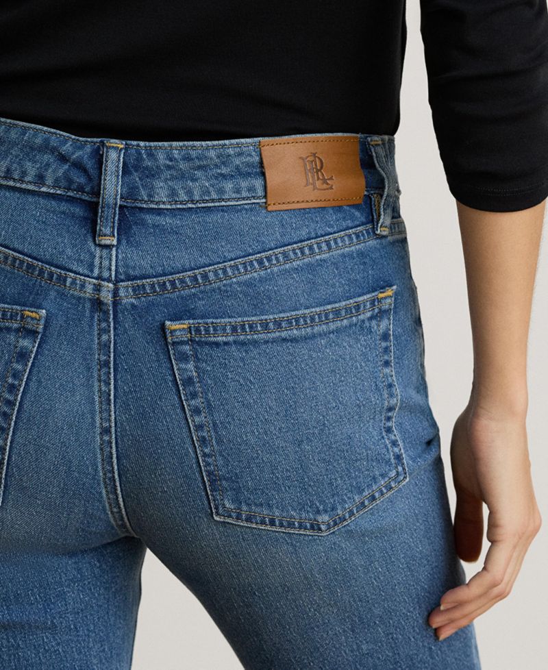 Women's Mid-Rise Slim Straight Jeans