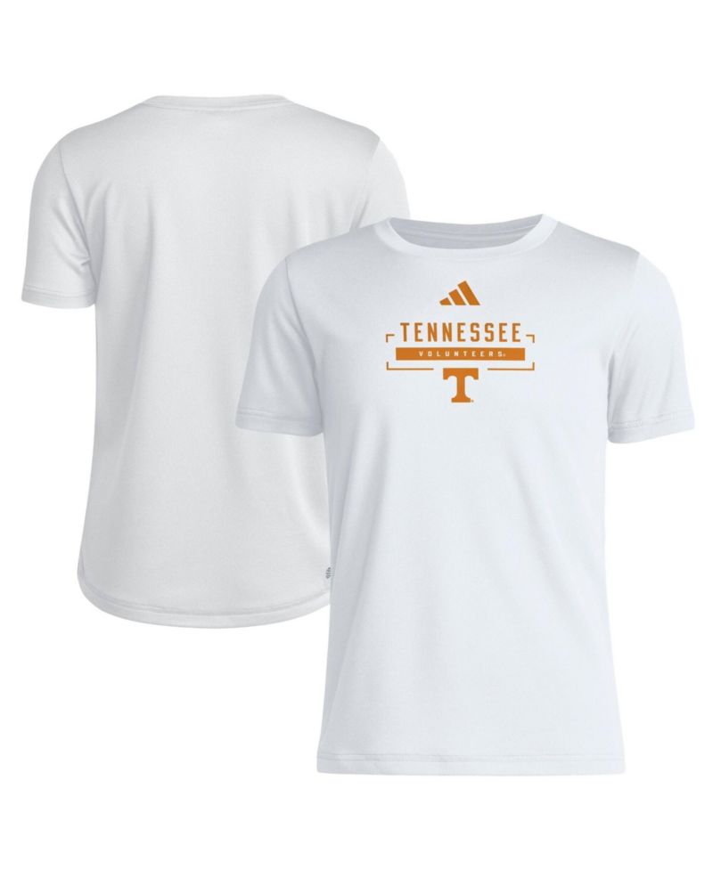 Big Boys and Girls White Tennessee Volunteers Pregame Performance T-Shirt
