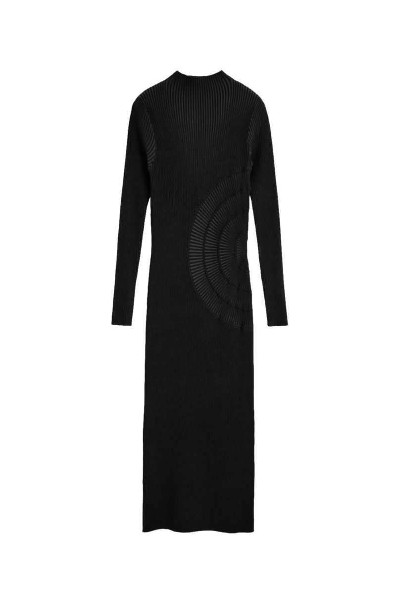 Women's Shimmering knit midi dress