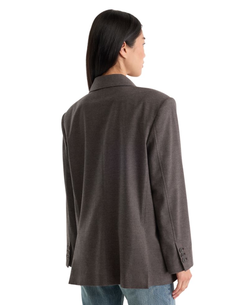 Women's Notch-Lapel Oversized Blazer