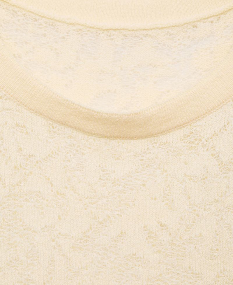 Women's Openwork Knit Top