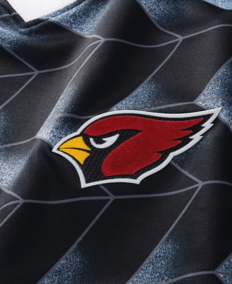 Big Boys and Girls Black Arizona Cardinals Football x Football V-Neck Fan Jersey