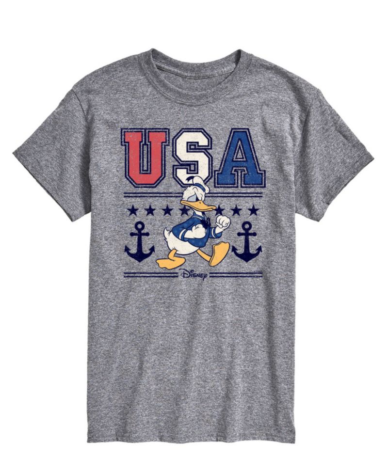 Men's Disney Donald Duck USA Short Sleeve T-Shirt