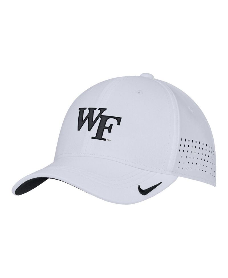 Men's White Wake Forest Demon Deacons 2025 On-Field Performance Flex Hat