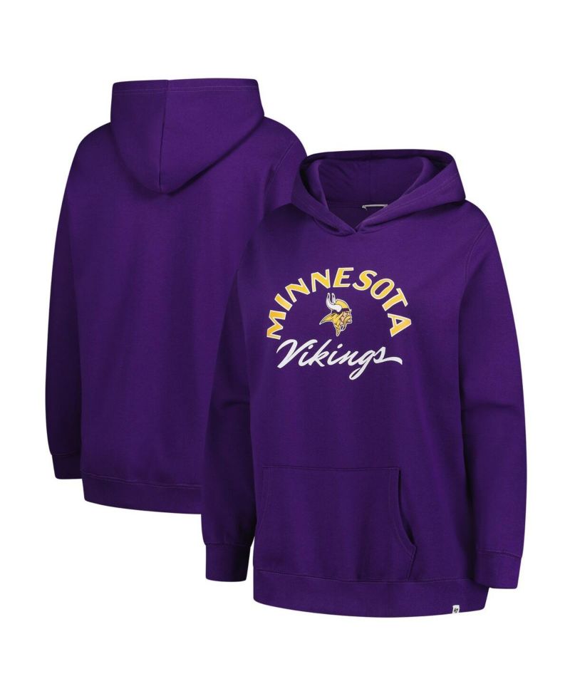 Women's Purple Minnesota Vikings Plus Size Whirlwind Naomi Hoodie