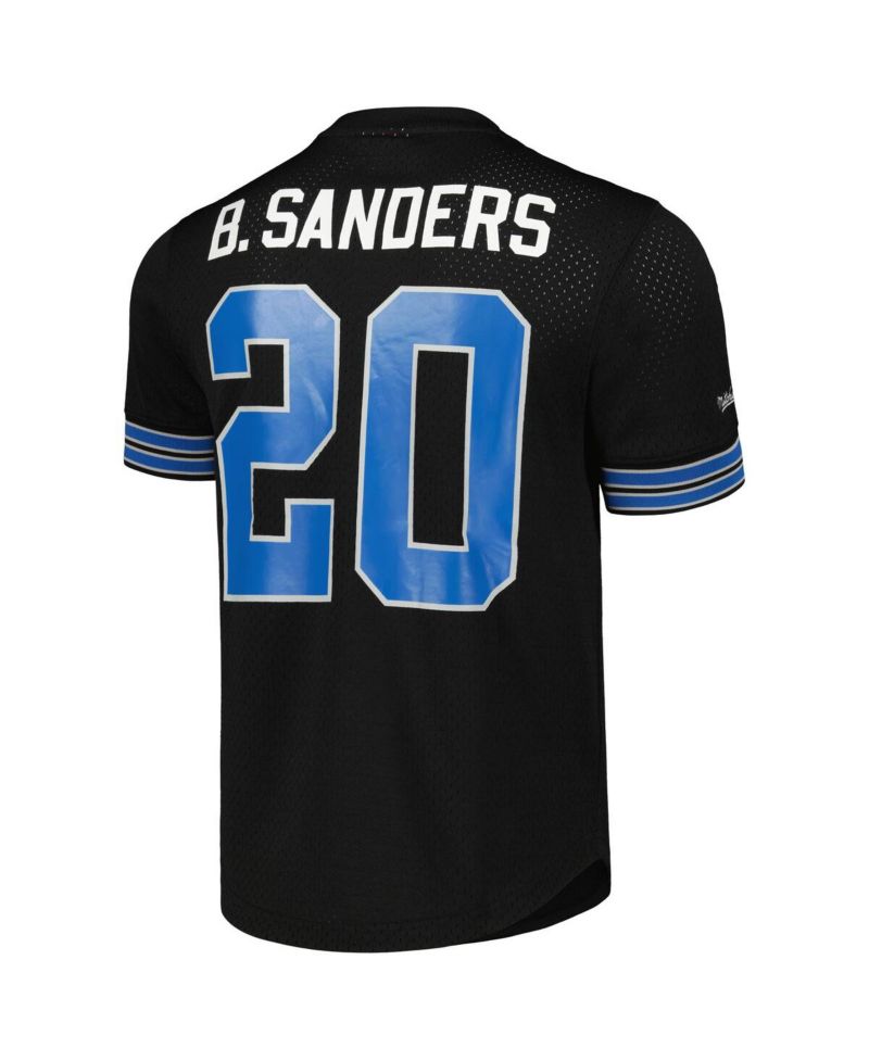 Men's Barry Sanders Detroit Lions Retired Player Name & Number Mesh Top